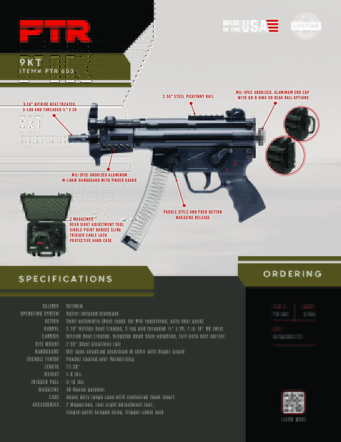 PTR 9KT Manual