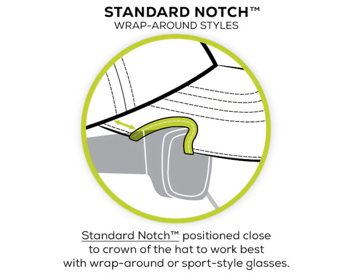 VENT® Suppressor Notch Classic Adjustable Athlete Black Hat