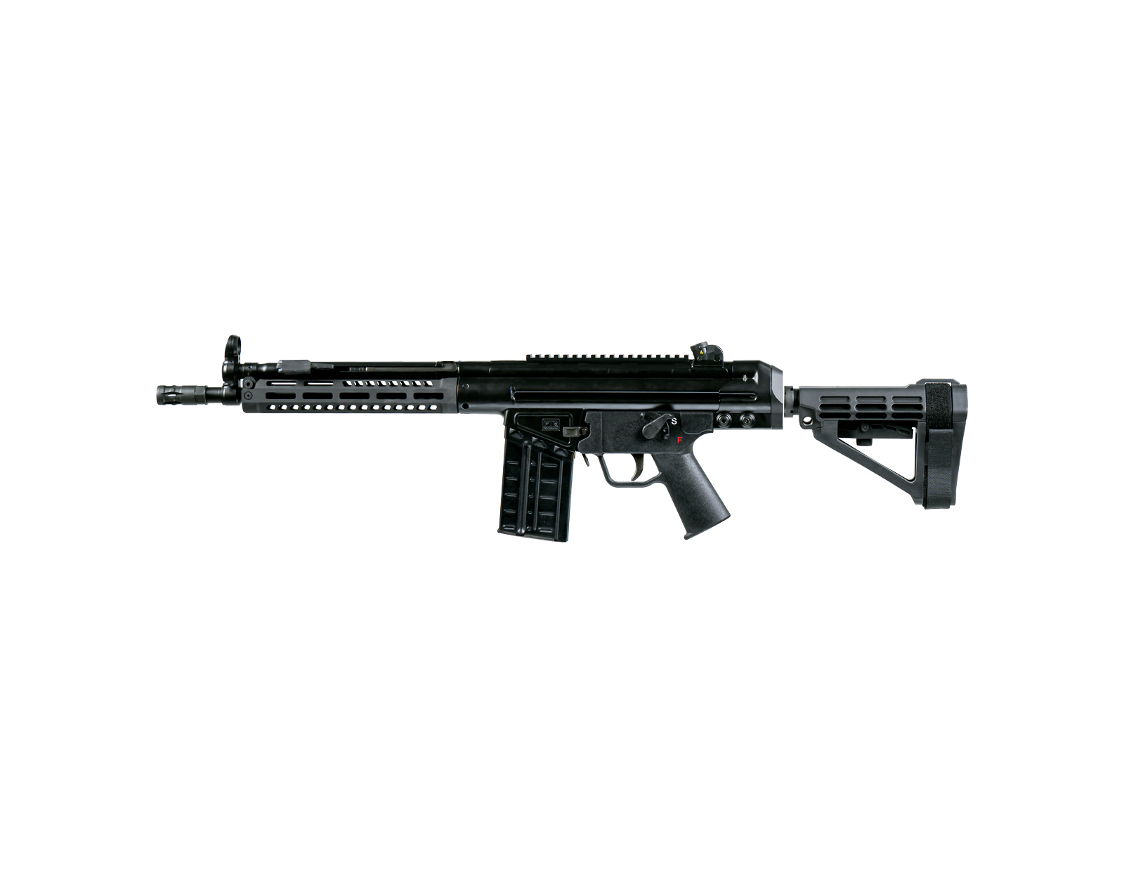 K3P-BR_Left-FD_K3PBR-3080101-1-1.jpg PTR K3P BR – 7.62X51MM – PISTOL WITH COLLAPSIBLE BRACE