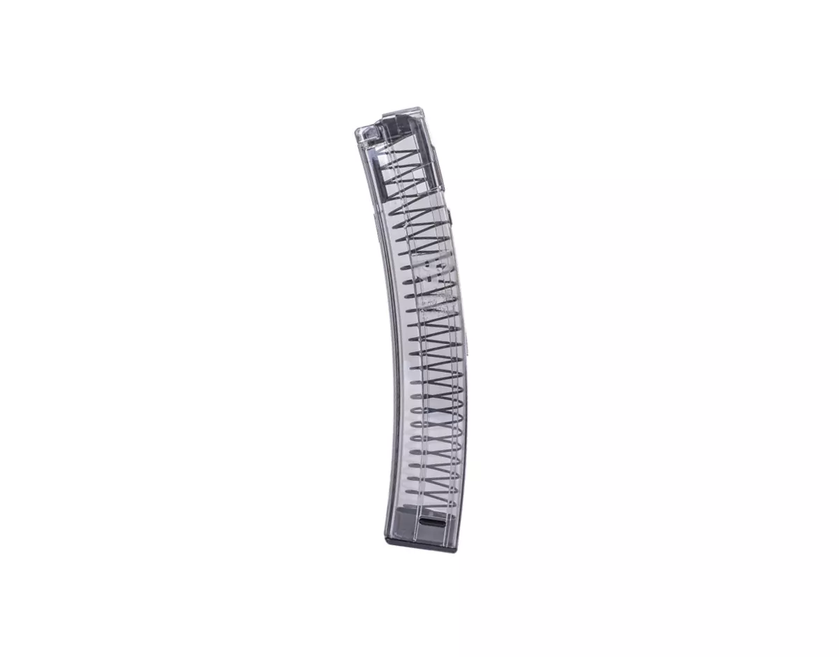 30 Round - 9 x 19mm Clear Polymer Magazine 30 Round - 9 x 19mm Clear Polymer Magazine