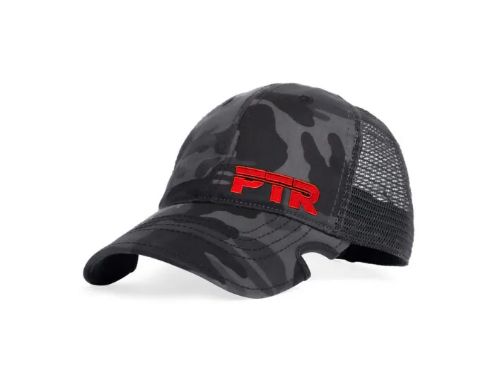 PTR® Notch™ Black Camo Ponytail Hat
