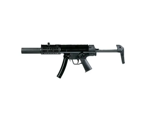 PTR 9SDM-B – 9X19MM – SBR WITH CS1 COLLAPSIBLE STOCK & NEW SDM SUPPRESSOR